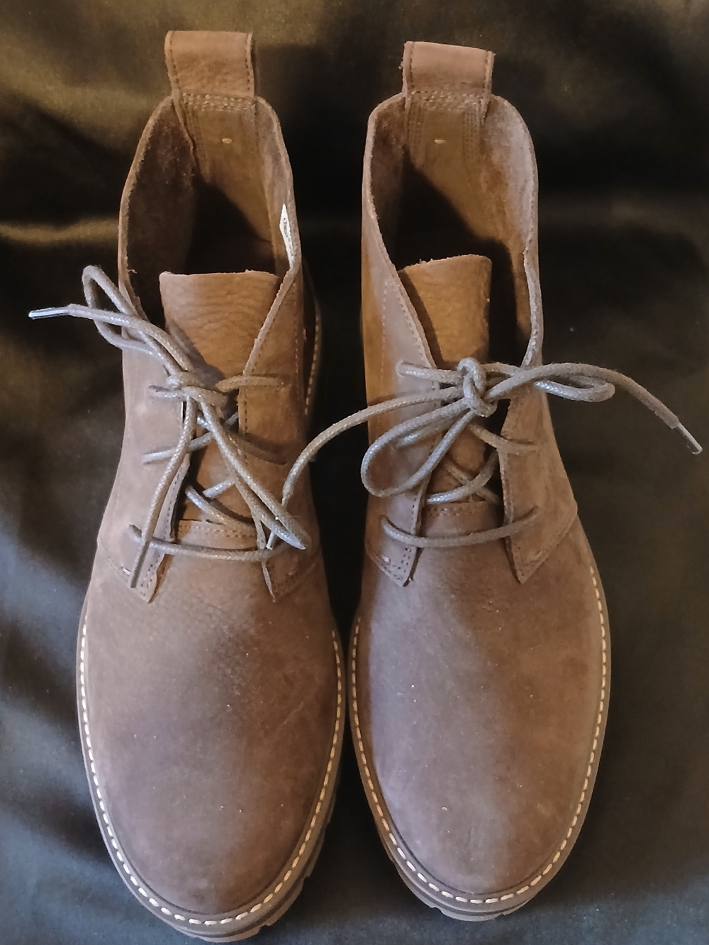 Timberland Courmayeur Valley Chukka Boots Dark Brown Nubuck Women's 9.5 New